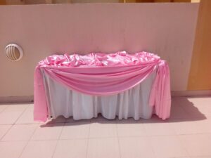 Buffet Setup with various colours and designs available