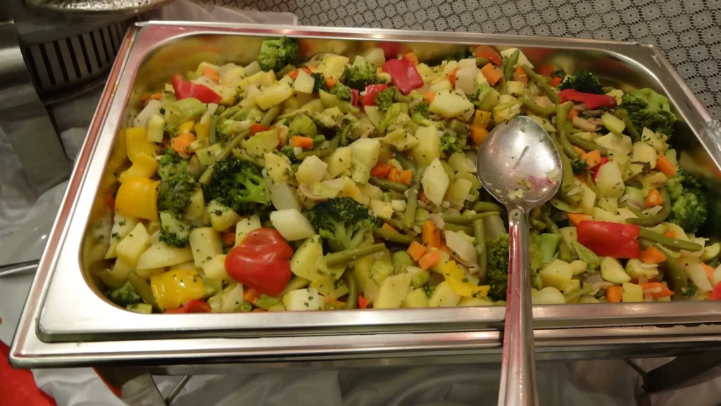 Boiled vegetable dish